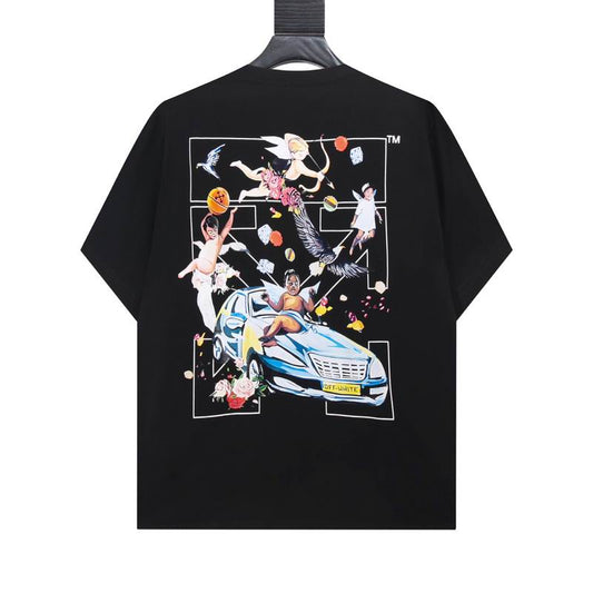 Off White Estampado con Querubines